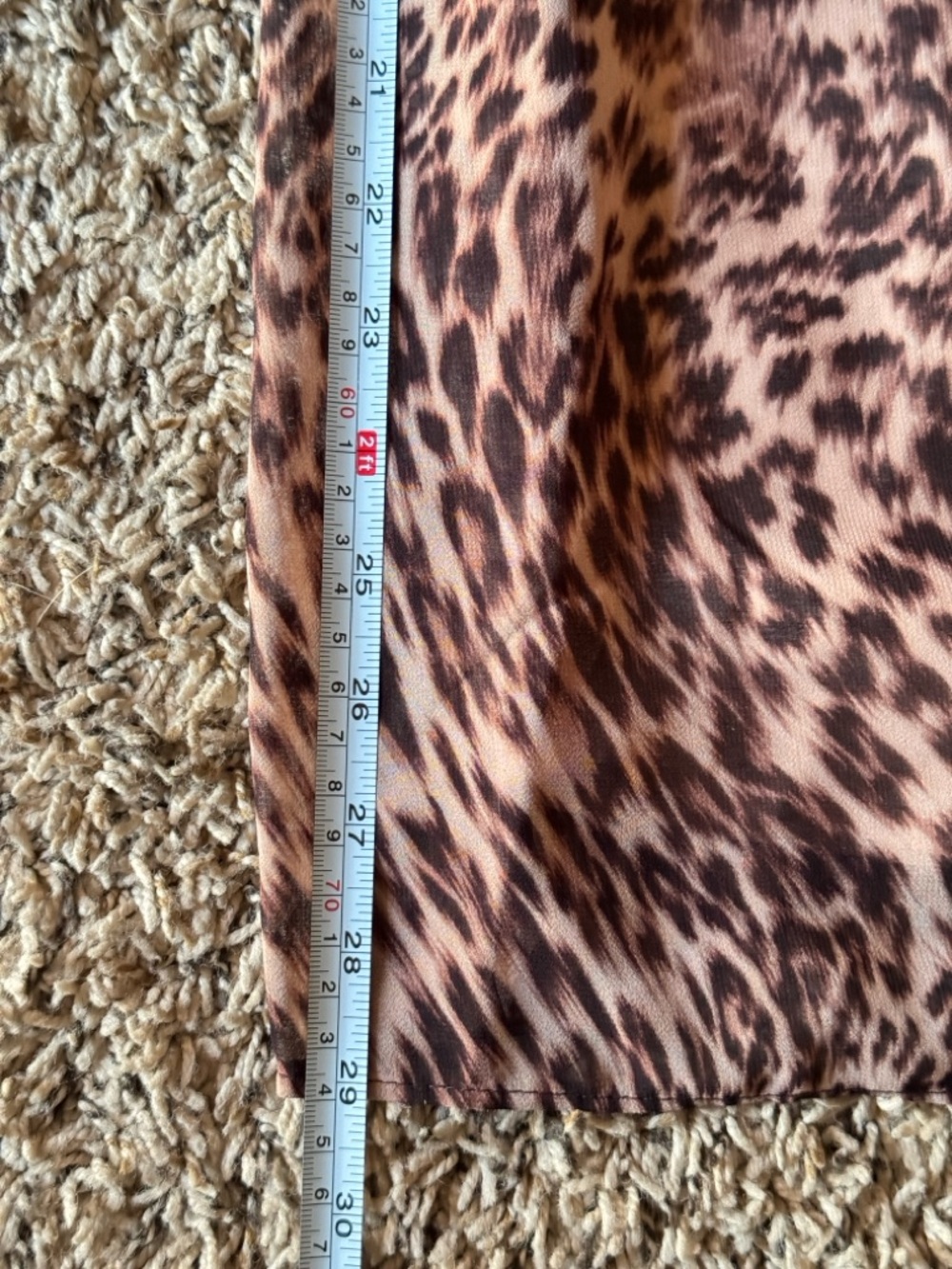 NWT Vince Camuto Leopard Halter Wide-Leg Jumpsuit - Bow Back Zip Lined Size M - Picture 7 of 11